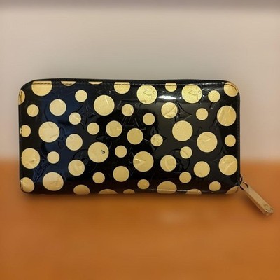Louis Vuitton × Yayoi Kusama Monogram Vernis Dots Infinity Zippy Geldbörse Ge...