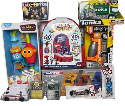 Kids Toy Bundle!! Marvel- Tonka- teck Dec- Pokemon & More!