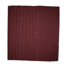 Image of Draper 55737 1/3 Sanding Sheets, 93 x 230mm, 40 Grit (Pack of 10)