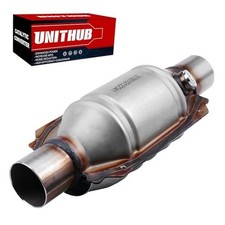 Universal Catalytic Converter 2 Inch 2" Inlet/Outlet Cat Converter with Heat 2  