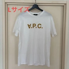 A.P.C. Logo Cut And Sew L Size T-Shirt Men's tops, popular brands, popular desig