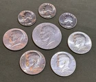 USA - Bicentennial 8 Coin Set With Proofs & Silver Half Dollar - 1976