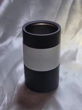 Toadfish Insulated Stainless Steel Non-Tipping Can Cooler White & Black