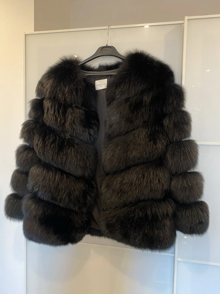 100% Fur Fox Coat - Image 3 of 4