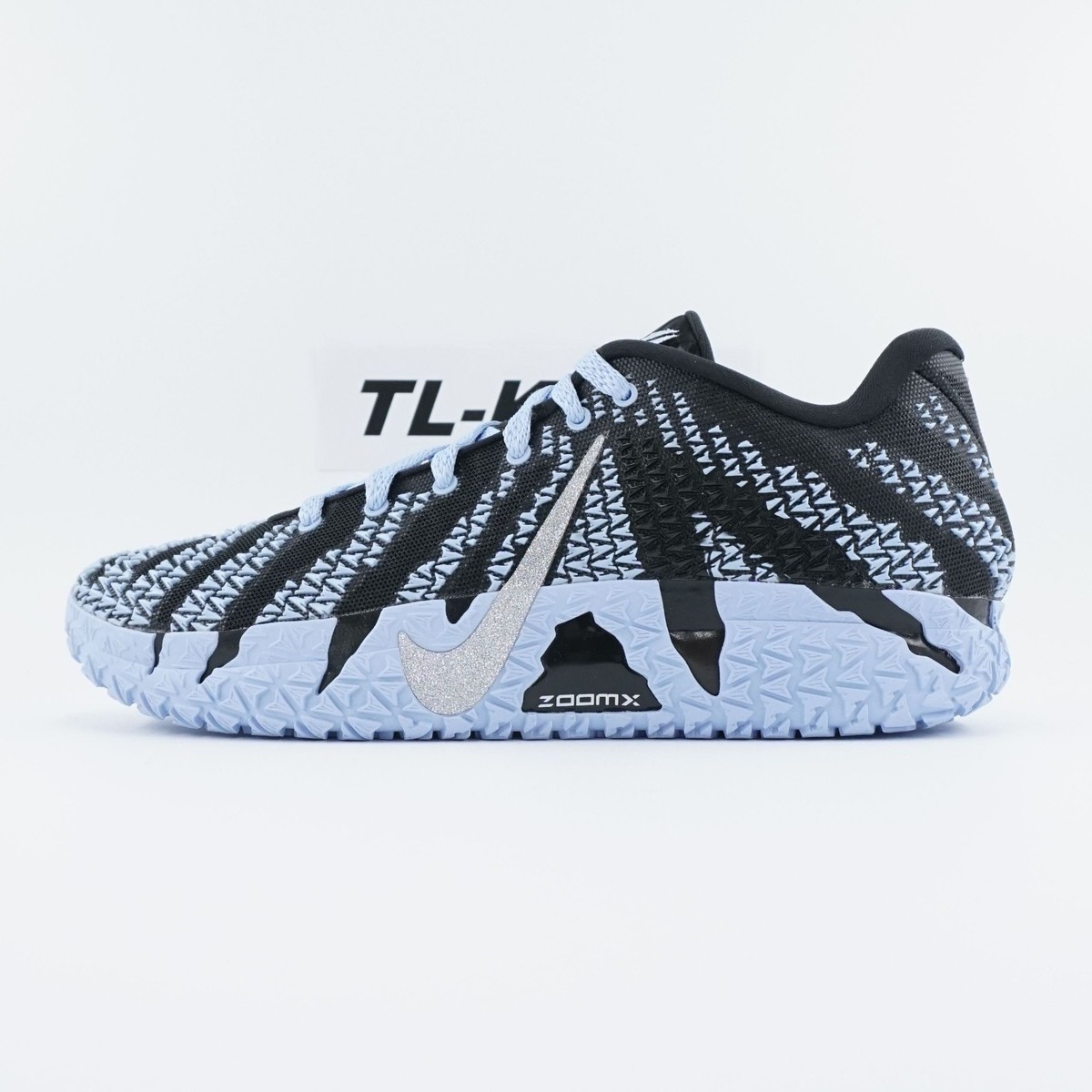Nike JA 3 Morant Basketball Black White Blue Glittering  display picture 2