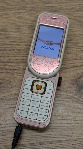 Boxed Nokia 7373 - Pink L 'Amour Collection Mobile Phone - Vintage Collectible - Picture 9 of 19