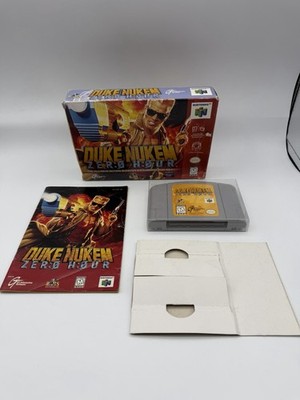 DUKE NUKEM Zero Hour (Nintendo 64 N64) CIB Complete In Box w/Manual 
