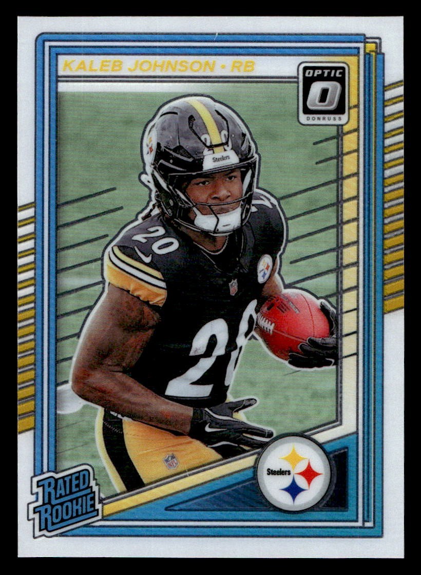 E099 - 2025 Panini Donruss Optic - Rated Rookie Kaleb Johnson #232 (RC)