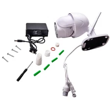 Home Security Camera System Outdoor 2 Ways Audio Wireless 1080P IP66 Dome PTZ