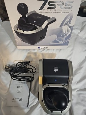Hori 7-Speed Racing Shifter for PC (Windows 11/10) - Black.....Tested Open Box