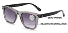 Tinted Progressive Reading Sunglasses For Men or Women - Zero Power On Top Reade