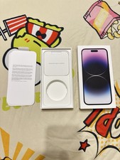 EMPTY BOX OEM GENUINE Apple iPhone 14 Pro Max Deep Purple Box Only