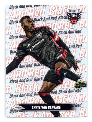 2024 Topps Chrome MLS #TT-9 Christian Benteke Team Tags DC United