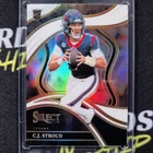 2023 Panini Select C.J. Stroud RC White Prizm Club Level #33/35 Texans Rookie RC