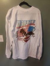 Mens Harley Davidson T-shirt Milwaukee Bound 100th Year XL Orange VA