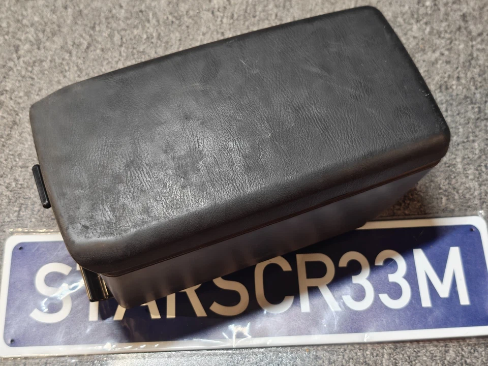 Subaru Impreza Outback 2005-2007 reposabrazos negro consola tapa almacenamiento WRX STi Foto 2 de 4