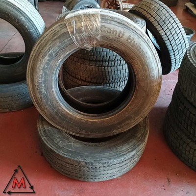Set of 2 225/75 R17.5 129/127M CONTINENTAL ACCOUNTS HYBRID LS3 104170 Truck Tires