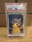 2023 POKEMON SVP EN-SV BLACK STAR PROMO #085 PIKACHU WITH GREY FELT HAT PSA 9