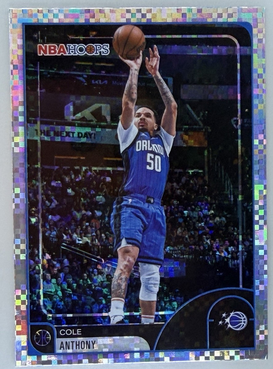 2025-26 Topps NBA Hoops Pixel Burst - Cole Anthony #77 | eBay