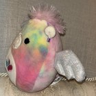 Squishmallow 5”  Pink Tie Dye Bling Angel Wings Rainbo Plush Hearts Mohawk Valen — photo 3
