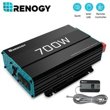 Renogy 700W Pure Sine Wave Inverter 12V DC to 120V AC