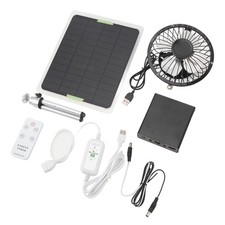 Solar Panel Fan 20W 2350RPM Ventilation Fan 6in Exhaust Fan Solar Powered F HQIH