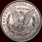 Uncirculated 1921 Philadelphia Mint Silver Morgan Dollar — photo 2