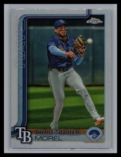 2025 Topps Chrome #64 Christopher Morel Refractor Parallel Tampa Bay Rays