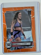 2025 Topps Chrome WWE Katana Chance Orange /25