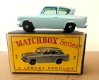 Matchbox Lesney Series Vintage 7 Ford Anglia England With Box