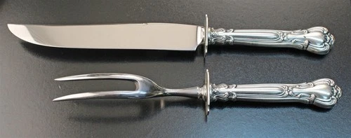 Gorham CHANTILLY Sterling 10 1/4" Carving Set UNUSED