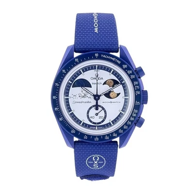 Swatch X Omega MoonSwatch Mission to Earthphase Sturgeon Moon "Snoopy" SO33N701L - Bild 1 von 4
