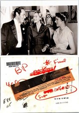 8x10 1957 Ingrid Bergman, Rex Harrison & Julie Andrews Press Photo  My Fair Lady