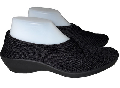 ARCOPEDICO Sz EUR 41 US Approx 9-10Black Slip On Comfort Low Heel Shoes Portugal