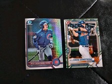 2022 Bowman Chrome - Prospects Pete Crow-Armstrong Mojo Refractor RC (2) Cards