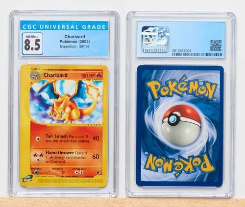 Charizard 39/165 Expedition CGC 8.5 NM/Mint+ 2002 Pokémon WotC Atsuko Nishida