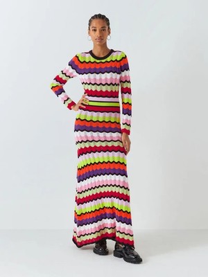 OLIVIA RUBIN VIVICA KNITTED MAXI DRESS XS | eBay UK