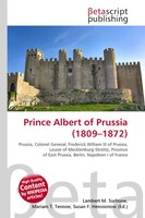 Lambert M. Surhone (U. A.) | Prince Albert Of Prussia (1809-1872) | Taschenbuch