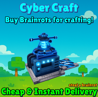 🟢ONLINE] 👾CYBER CRAFT MACHINE🤖Brainrots for craft | Dragon