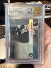 2024 Topps Diamond Icons White Poly Auto Junior Caminero /10 Rookie POP 1