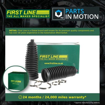 Steering Rack Boot fits FIAT SCUDO 220 96 to 16 Gaiter Bellow Firstline Quality