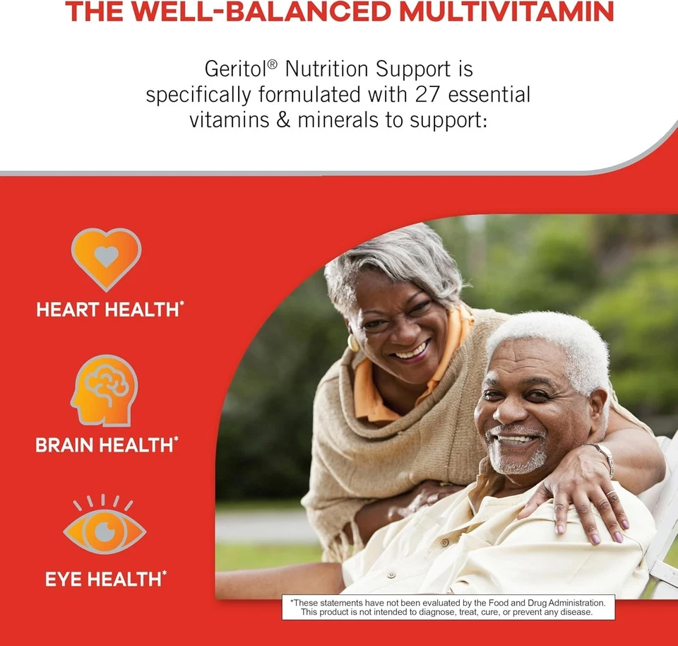 Geritol, Suplemento Multivitamínico, Contiene Vitaminas B, Antioxidantes Foto 2 de 4