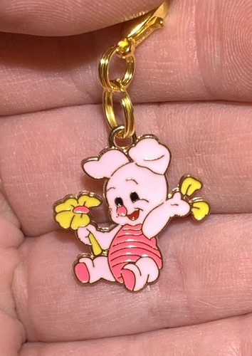 Lechón Dorado De Winnie The Pooh Dije Cremallera Tirador Y Llavero ¡Añade Clip!! - Imagen 6 de 7