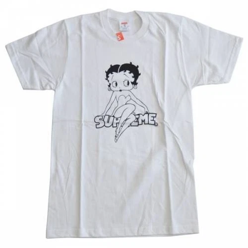SUPREME Supreme Betty Boop Tee Betty Boop T shirt 16SS blanc S R2A 175341