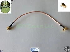 SMA MALE RIGHT ANGLE to SMA Male - Coaxial RF Extension Cable RG316 2in - 10feet