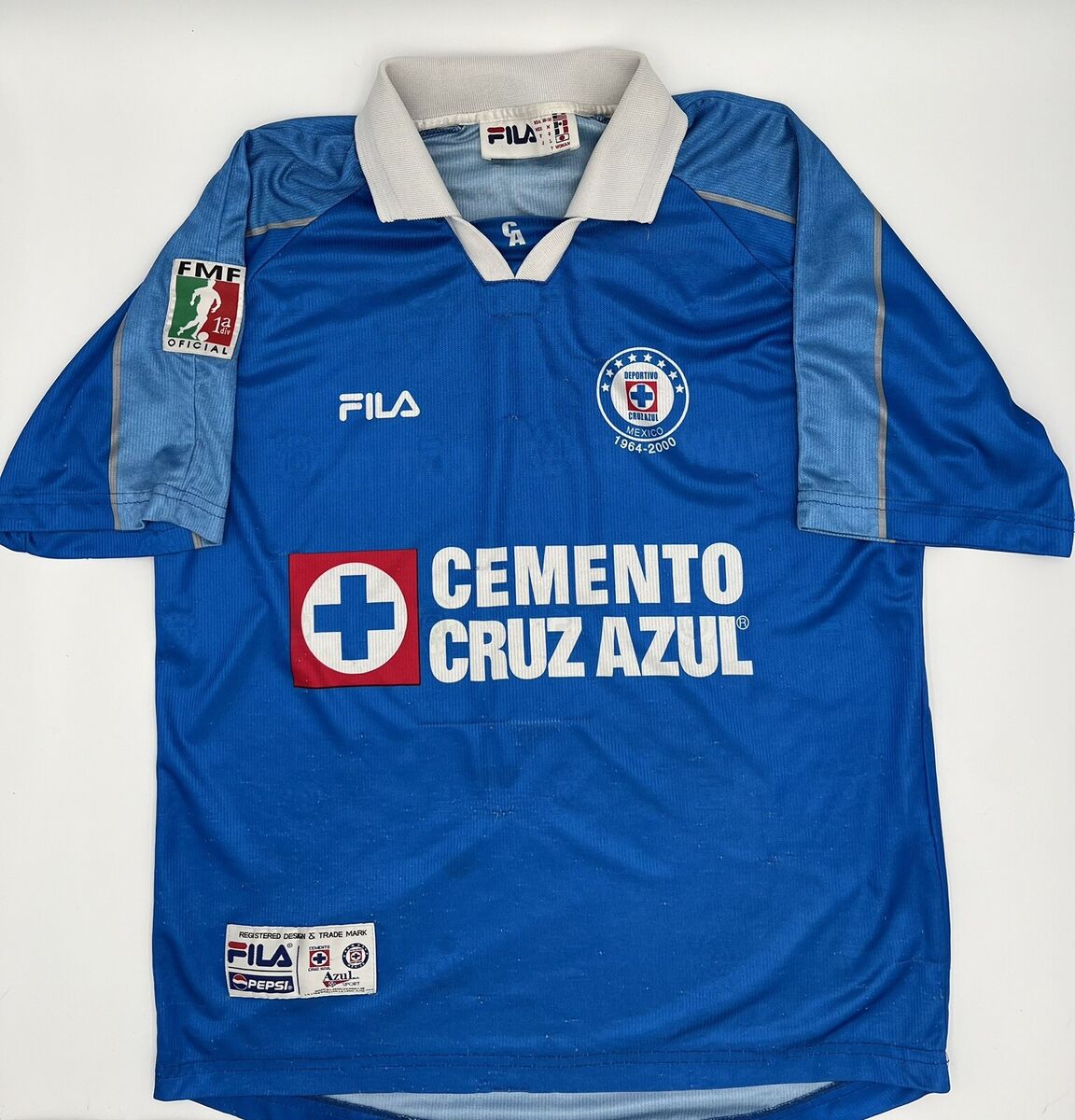 Cruz Azul 2001/2002 ORIGINAL ORIGINAL Fila Vintage Rare Cruz Azul 2001/2002 ORIGINAL ORIGINAL Fila Vintage Rare