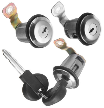 3 serrures de porte peugeot Partner citroen Berlingo Xsara picasso barillet cylindre cle