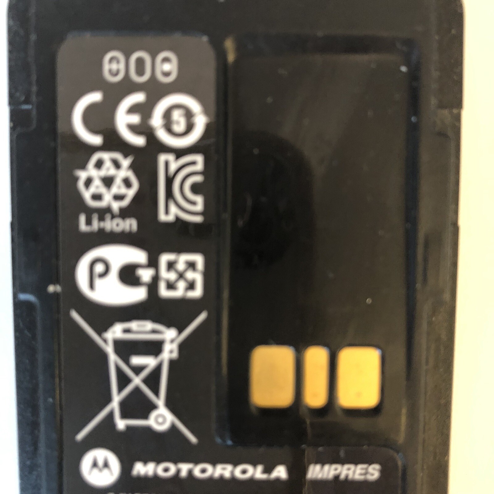 PMNN4490A MOTOROLA IMPRES 2900 mAh 7.4 low voltage Lithium Ion Battery