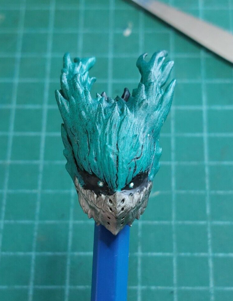 Handmade 1/12 Fully Painted Head sculpt For deku my hero Action