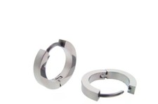 20g 3mm SURGICAL STEEL HUGGIE HOOP EARRINGS POLISHED